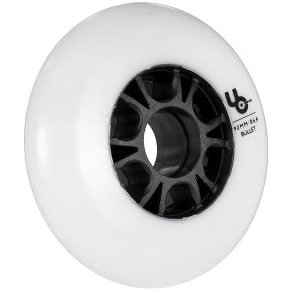 Roues UNDERCOVER TEAM 90mm/86A - Set med 4 - Vit - Roller