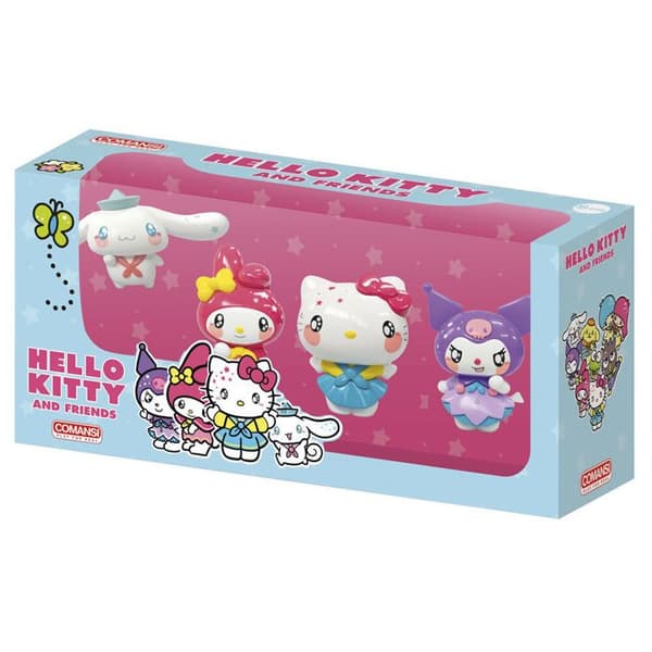 Figuriner Comansi Hello Kitty Vänner (x4)