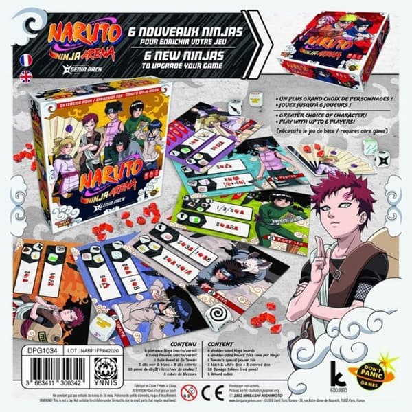 Sällskapsspel - Naruto Ninja Arena - Tillägg Genin Pack