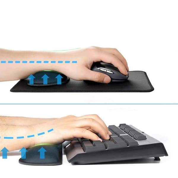 Ergonomiska gelkuddar Strado - 3 stycken (svart)