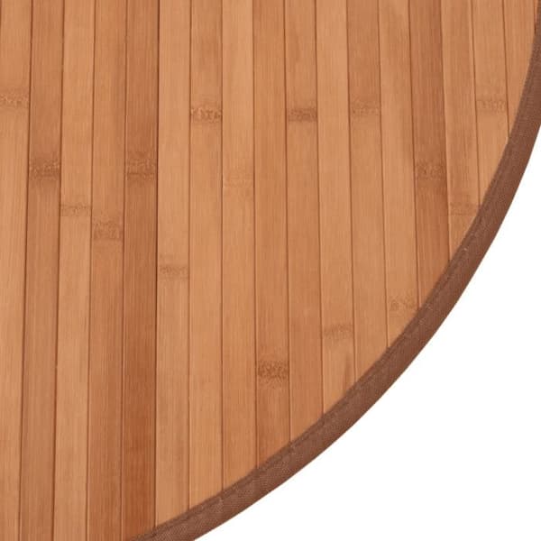 Naturlig rund matta 60 cm bambu