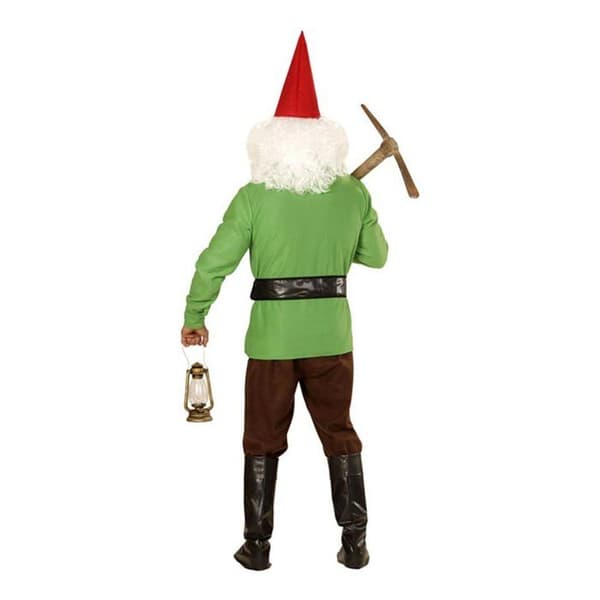 Kostym - WIDMANN - Grön tomtekostym - Flerfärgad - Polyester - Inkluderade tillbehör