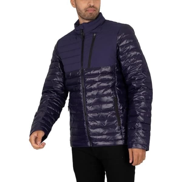 Doudoune Studios Contrast Core - SUPERDRY - Lila - Herr - Ansvarsfullt dun - Dragkedja