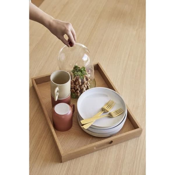 Hubsch Interior Stream bricka - natur - 45x22x4 cm