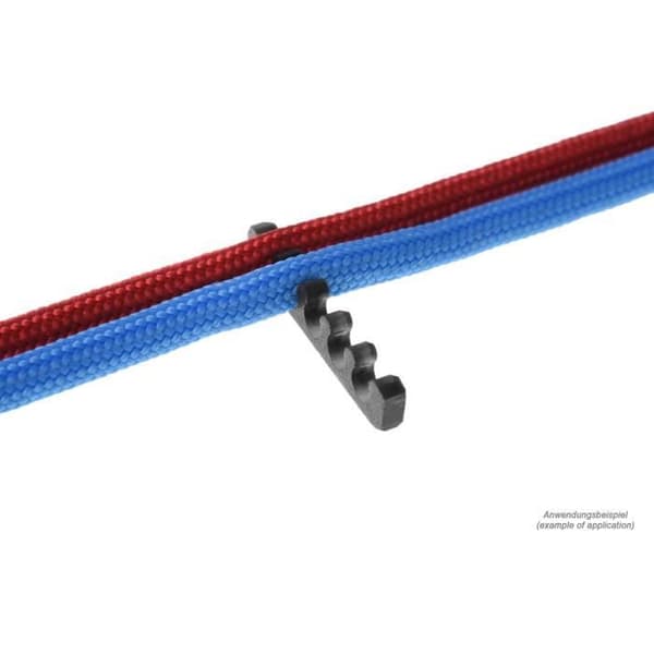 Alphacool Eiskamm X5 Flat - 3mm svart - 4 stycken