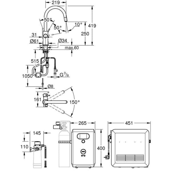 GROHE 31325DC2 Supersteel - 4005176507250