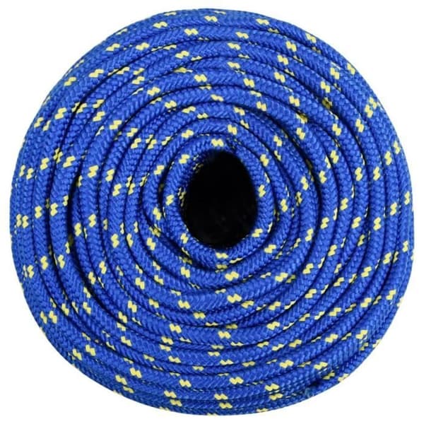152444 vidaXL Båtline Blå 6 mm 50 m Polypropen