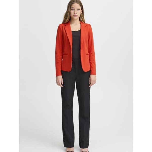 Halvsäsong jacka ICHI "Ihkate" orange dam - 100% polyester, knäppt