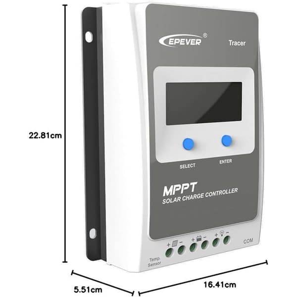 Solcellsregulator EPEVER Tracer AN MPPT 30A 12V/24VDC LCD