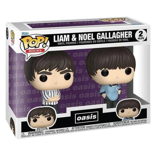 Figurine Funko Pop Rocks Oasis S2 Liam & Noel Gallagher