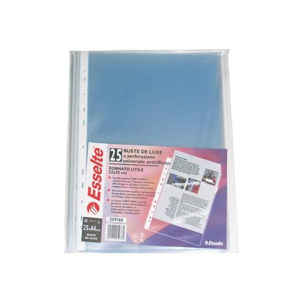 Esselte De Luxe Perforerad ficka A4 Maxi