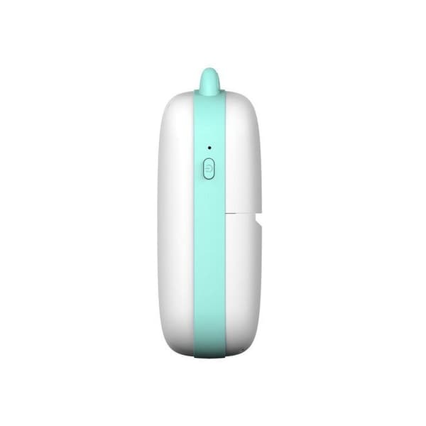 Mini termisk etikettutskrift katt, Bluetooth-skrivare för telefon, rolig blå design