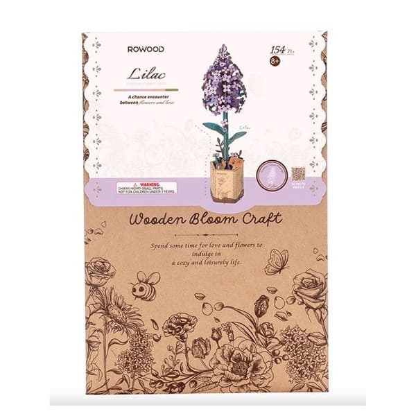 Wooden Bloom Craft: Le lila