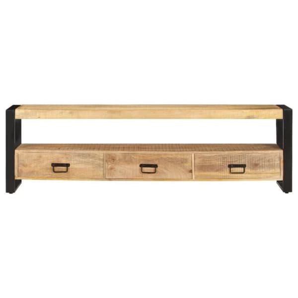 vidaXL TV-möbel 150x30x45 cm Solid mangoträ 247906