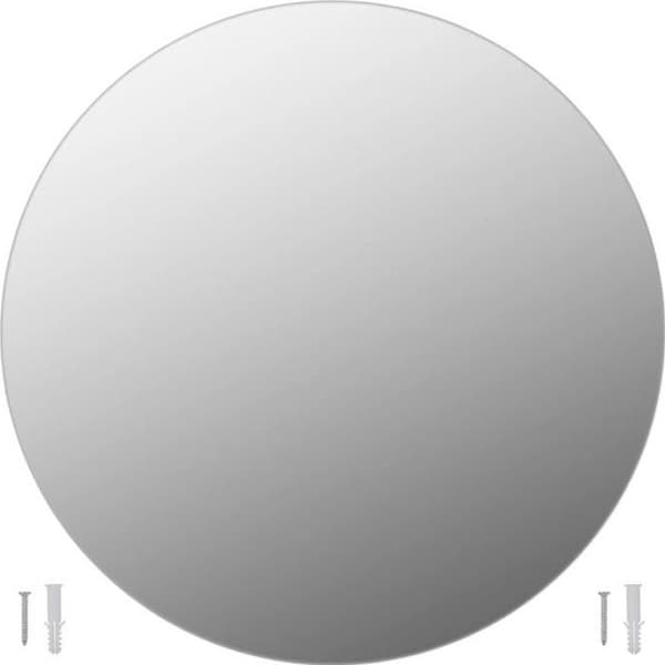 vidaXL Väggspegel 60 cm Runt Glas