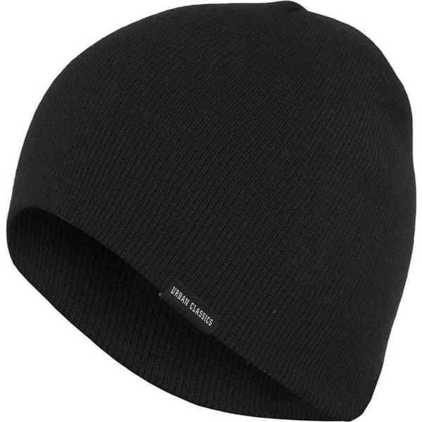 Basic Beanie Hat Black - URBAN CLASSICS - TB306-7 - Unisex - Vintersport - Torr