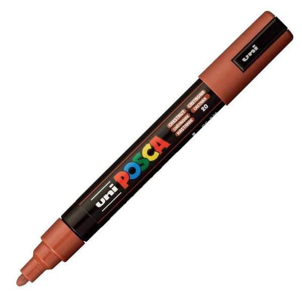 Posca PC-5M kastanjefärgad | medelstor konisk spets