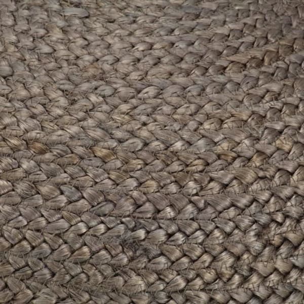 Puff - vidaXL - Hantverkad - Ljusgrå - 45 x 30 cm - Jute