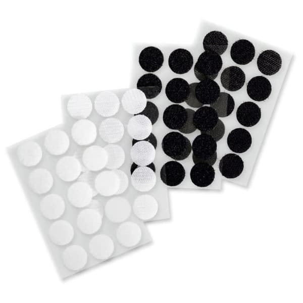 Folia Velcro Dots självhäftande, 30 delar, ca 2 cm diameter - 2301