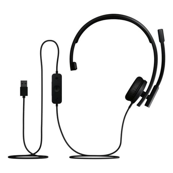 Mikrohörlurar - trådad - USB-A - Logitech - Logitech H570e - Mikrohörlurar - över örat - trådad - USB-A - Certifierad för Microsoft
