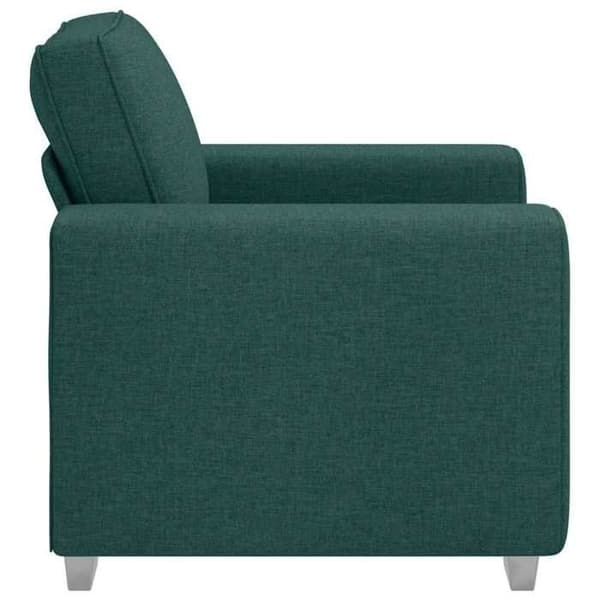 Soffa med grön mörk kudde 100 x 77 x 82 cm tyg