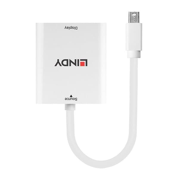 Videoadapter - Lindy - Mini-DisplayPort till HDMI - 4K 60Hz - HDCP - Svart