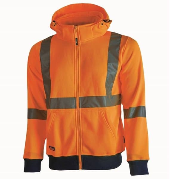 U-Power - Orange högsynlighets ziptröja MELODY