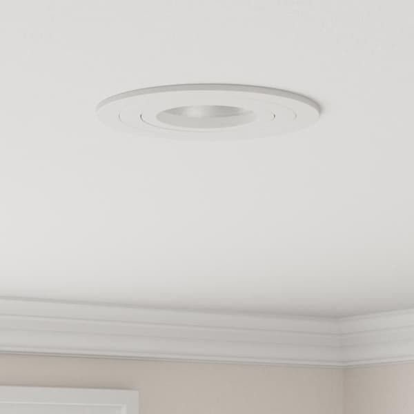 Inbyggda Spotlights 6 st Rund GU10 Vit Ø91 mm