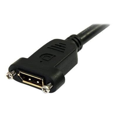 Kabel A/V - STARTECH - DisplayPort - 91,44 cm - Hane/Hona - Svart