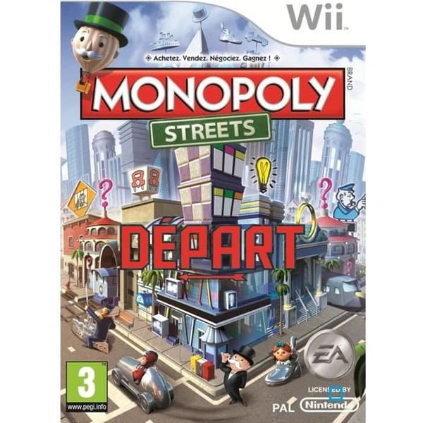 MONOPOLY STREETS / Wii-konsolspel