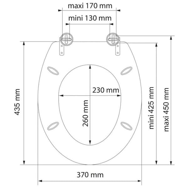 SCHÜTTE Toalettsits GRÅ STÅL MDF 438734