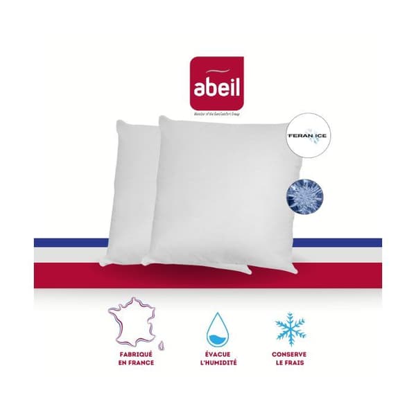 ABEIL Set av 2 mjuka kuddar ICEBERG 60x60cm
