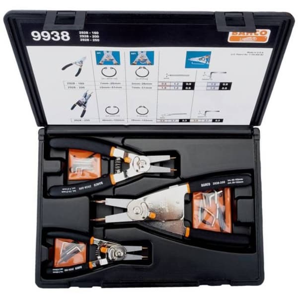 Bahco 9938 Set med circlipspincers