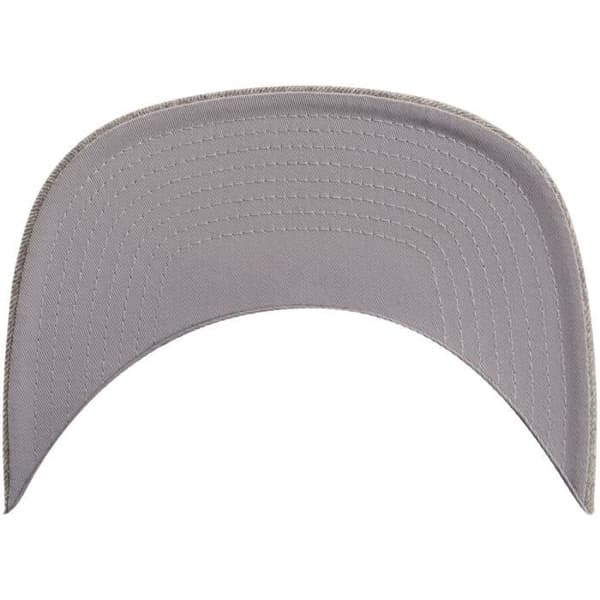 Snapback-keps - Flexfit - Klassisk 6-panel - Grå - 80% akryl - One size