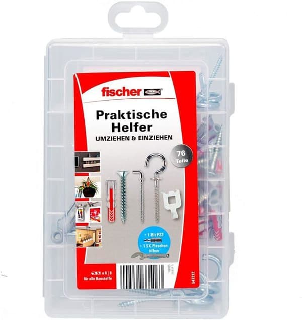 Bult - FISCHER - 547212 - Grå - Nylon - Förpackning om 50