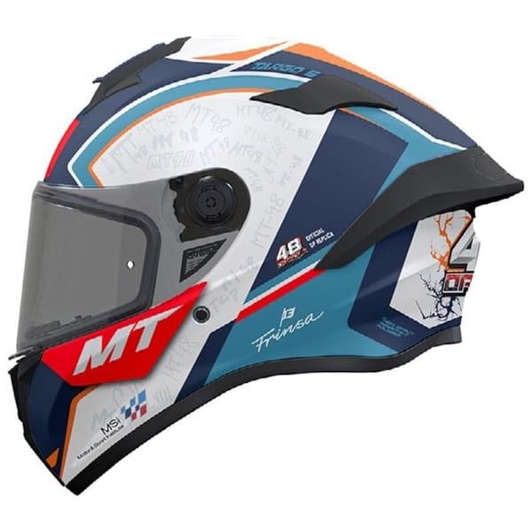 MT Helmets FF106b Targo S Ivan Ortola A7 hjälm för motorcykel