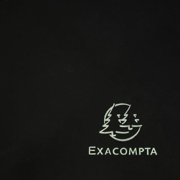 Exacompta Elastiska Fickor Ref. 55901E - 30 Fickor 3 Flikar Svart A4