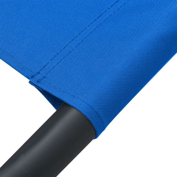 vidaXL utomhusloungestol Blå tyg 313531
