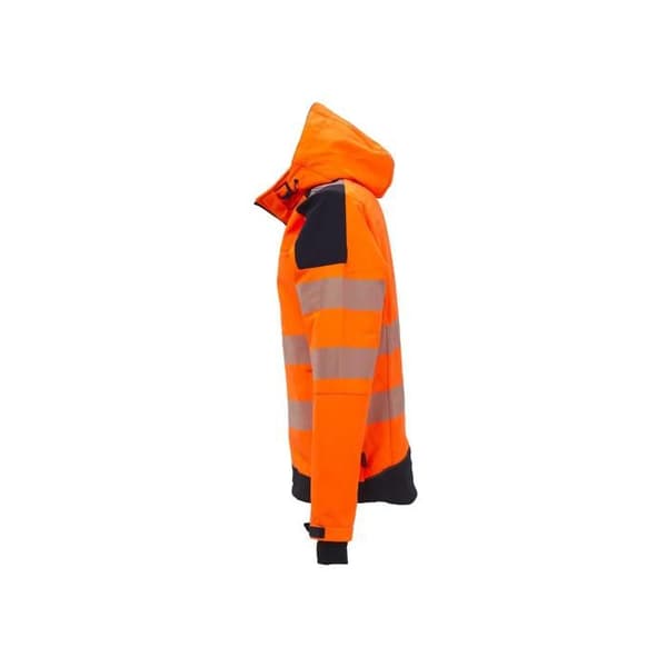 MIKY High Visibility Softshell Jacka Orange Fluo - U Power