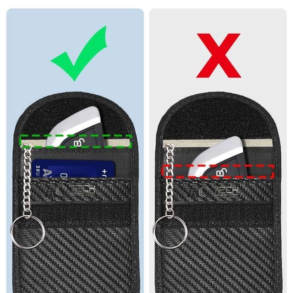 Tech-Protect Faraday Bur Nyckel Etui RFID Signalblockerande