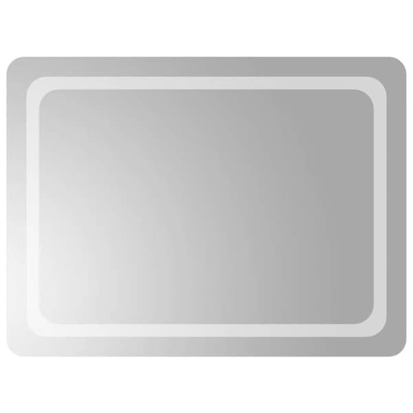 vidaXL LED Badrumsspegel 60x80 cm 3154096