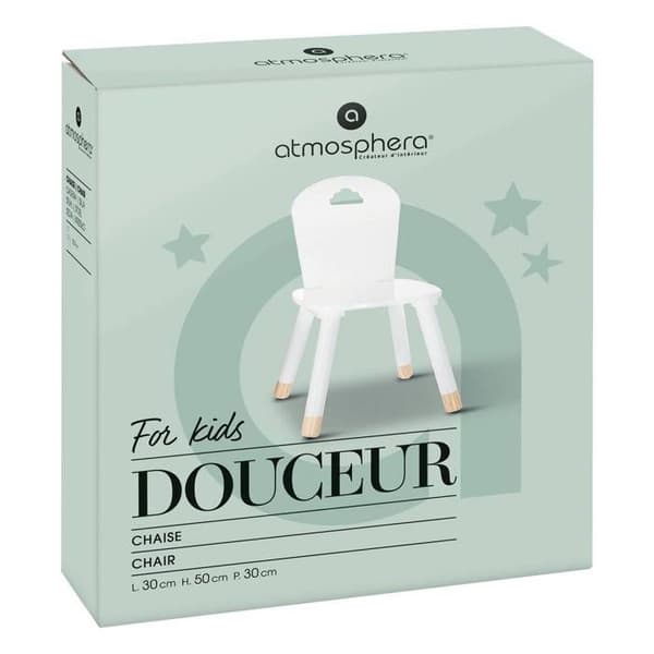Barnstol "Douceur" vit - Atmosphera Inredningsdesigner