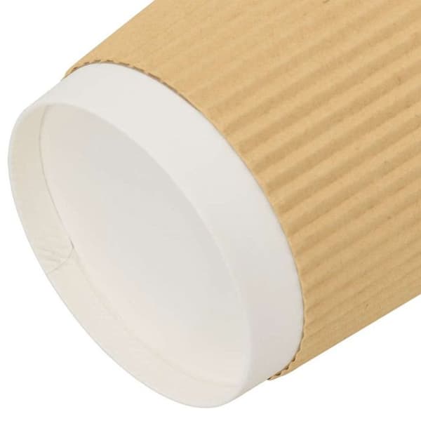 Papperskaffekoppar 500 st 16oz 400ml brun
