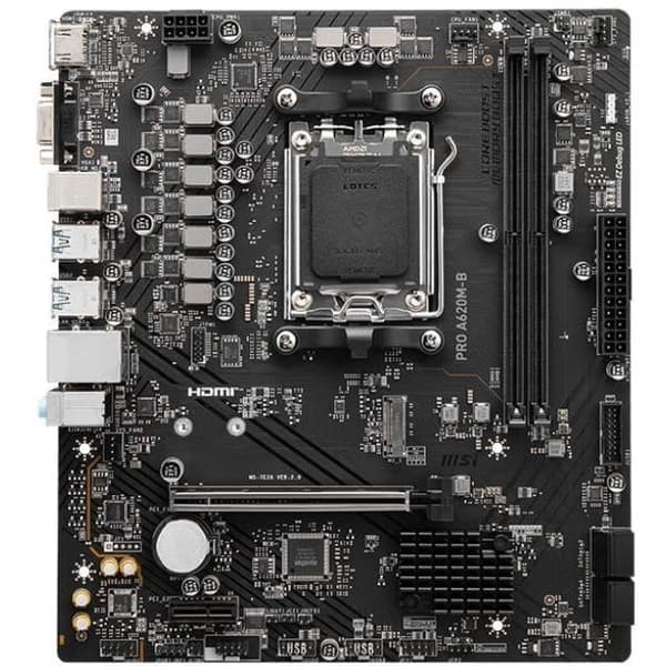 Moderkort - MSI - PRO A620M-B AM5 micro ATX-plats