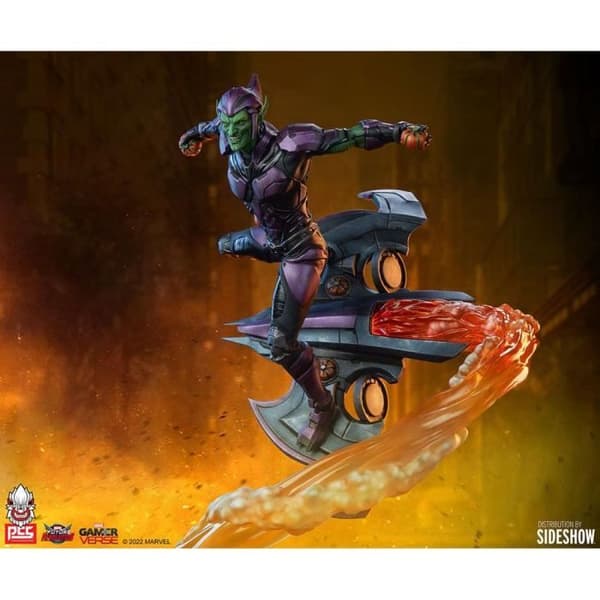 PCS Statuett Grön Goblin Marvel Future Revolution 48 cm — Handmålad resin