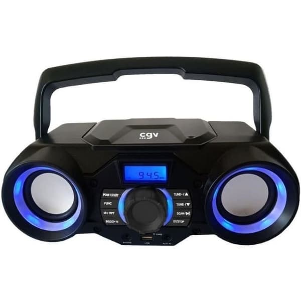 Radiokänd CD-portabel - CGV - CD SG-1 - Bluetooth 5.0 - USB - SD