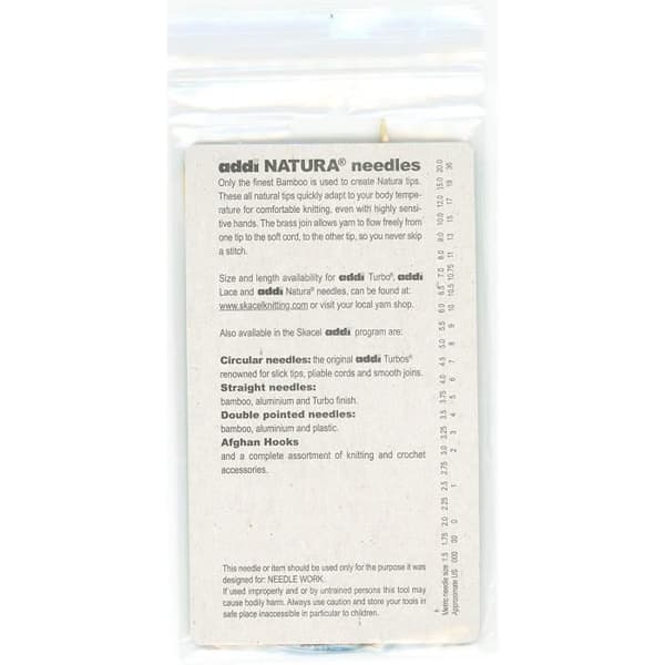 Addi Bambou Rundsticka, Beige, 5.5
