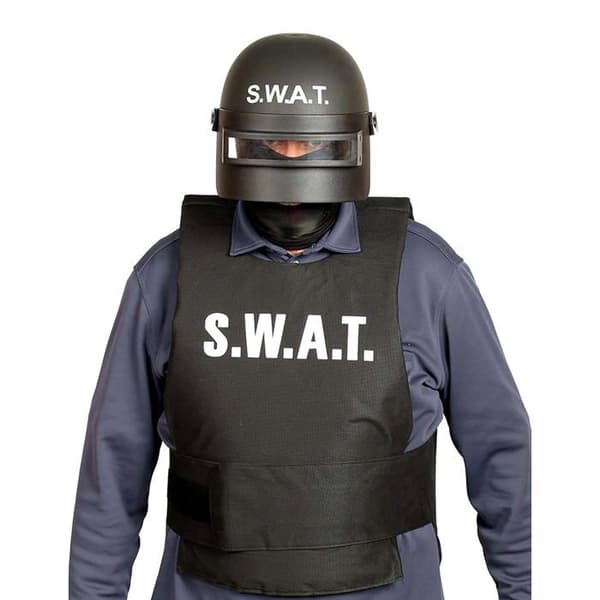 Vuxen kravallhjälm
