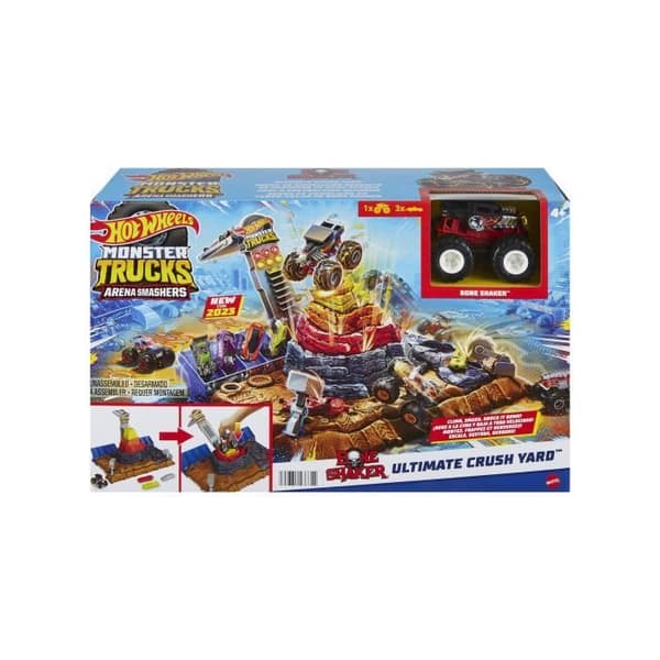 Coffret Arène de Démolition - Hot Wheels - Bone Kootorway - Multicolore - 4 år - Inomhus