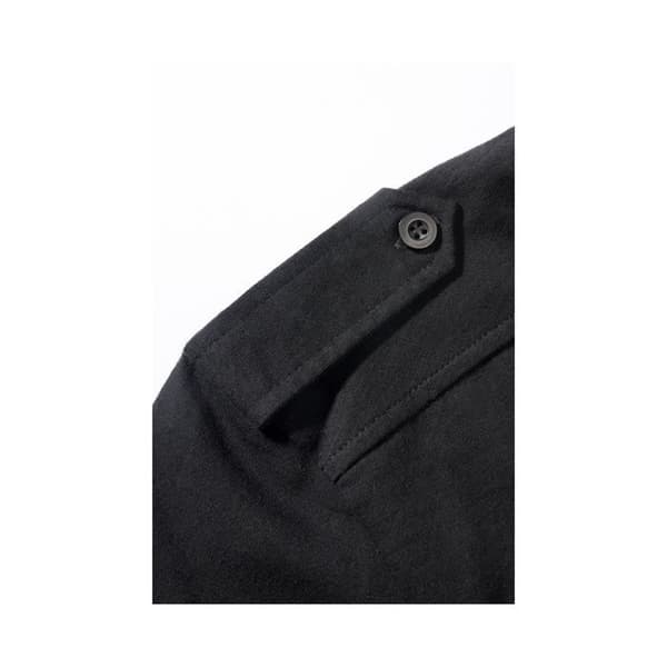 Svart långärmad Willis jersey polo - Brandit